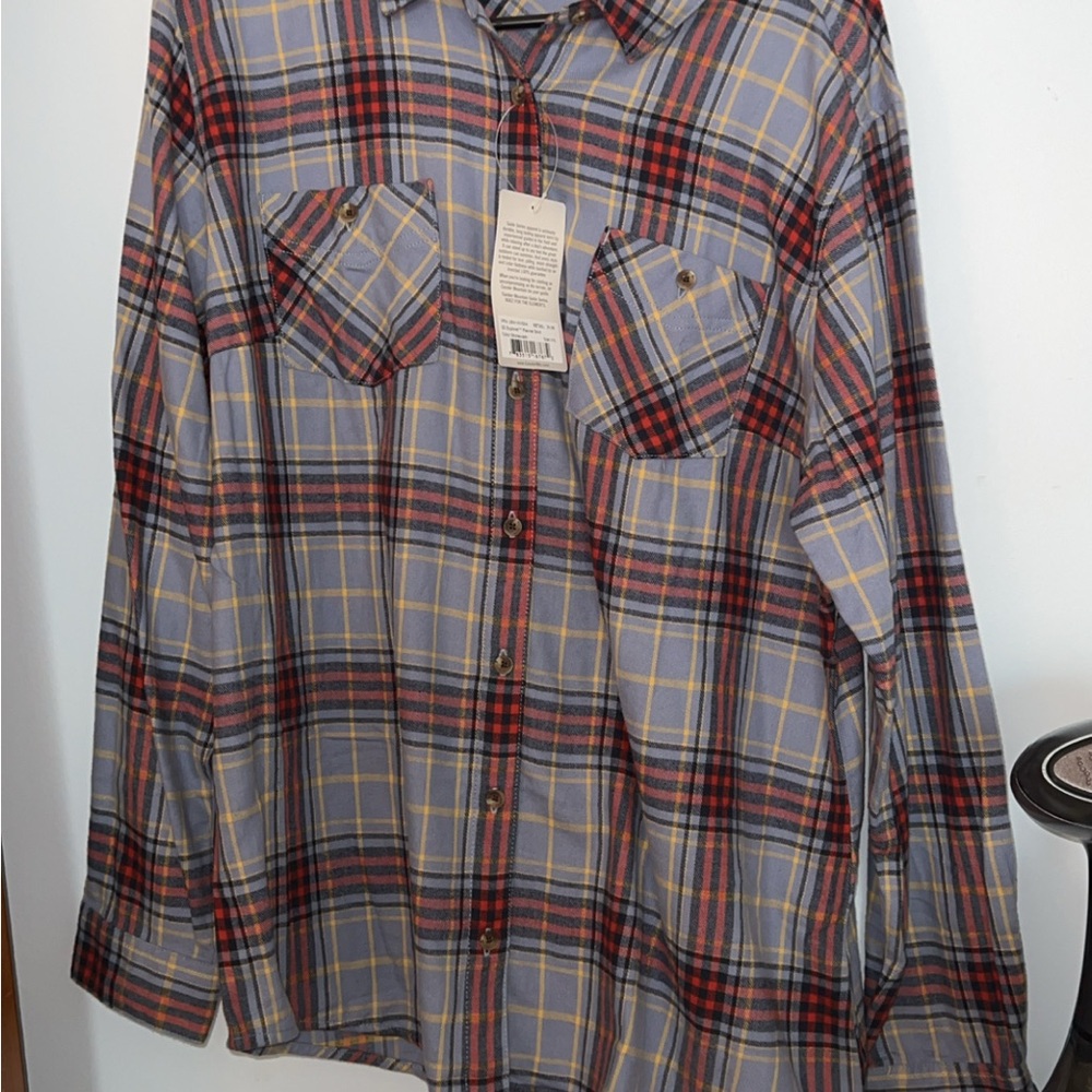 NWT Gander Mountain Guide Series Shirt Womens XXL Long Sleeve Plaid Button-Down